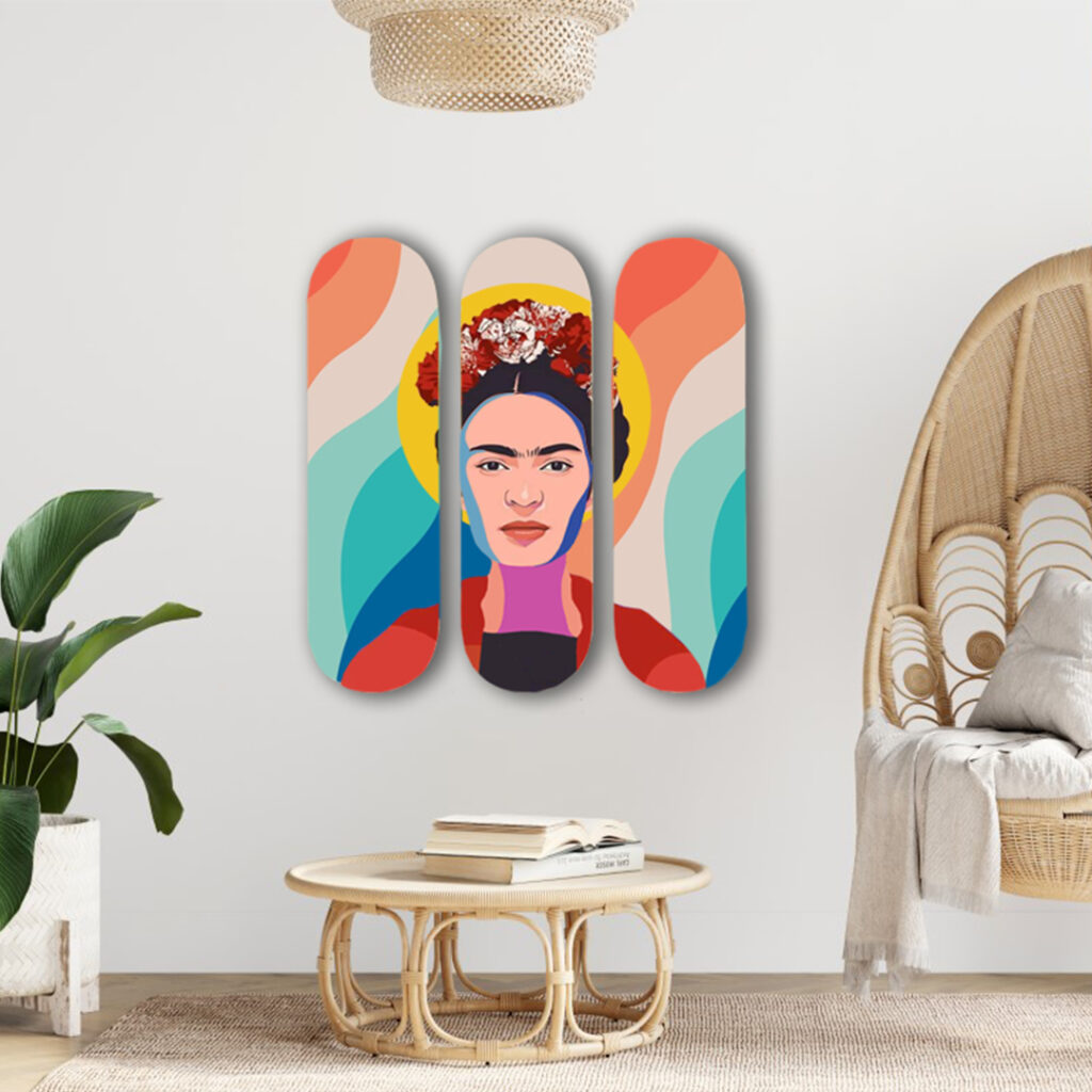 TRIPTYQUE SKATES "FRIDA"